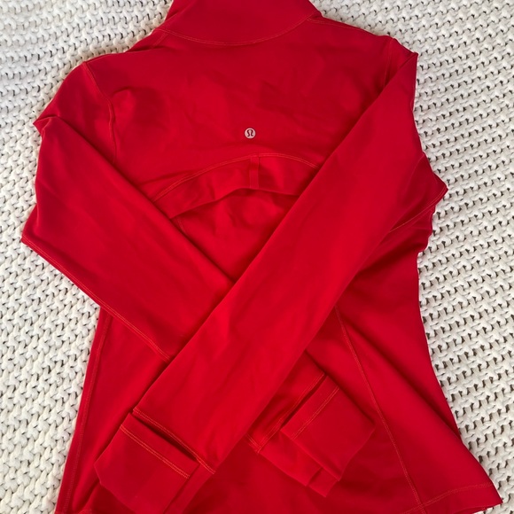 lululemon define jacket luon true red size 8 - Picture 7 of 8